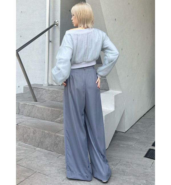 MURUA「チュールレイヤードプルオーバー」|Tシャツ・カットソー|