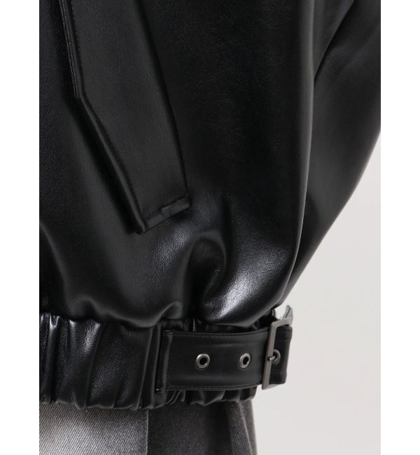 MURUA「2WAYカラーフェイクレザーブルゾン」|その他|