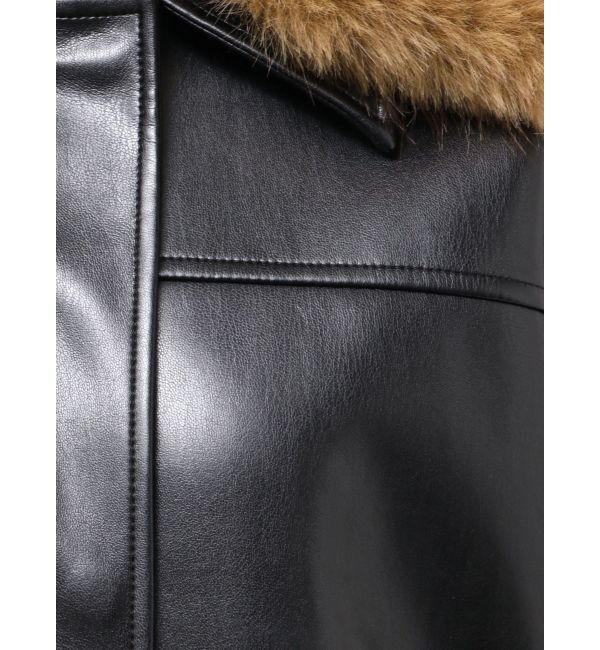 MURUA「2WAYカラーフェイクレザーブルゾン」|その他|