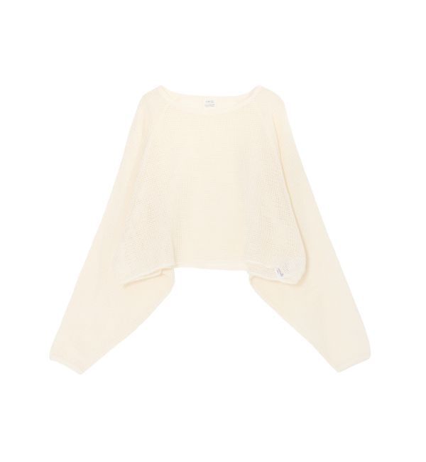 Ungrid「ショートメッシュロングスリーブTee」|Tシャツ・カットソー|