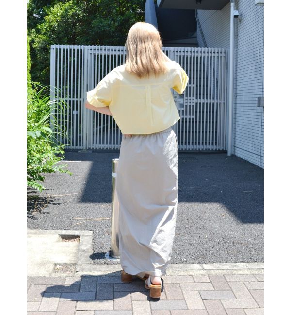 Ungrid「シアービックハーフスリーブシャツ」|シャツ・ブラウス|