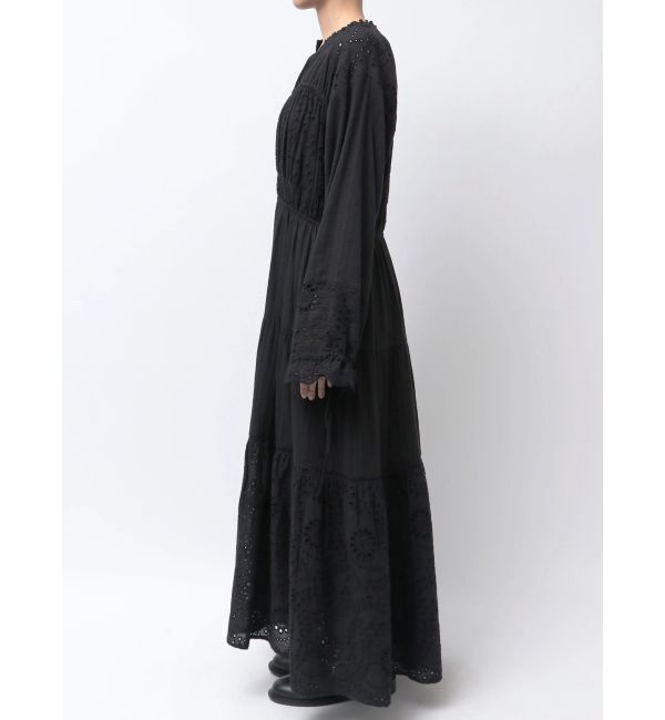 Ungrid「カットワークレースコンビワンピース」|ワンピース|