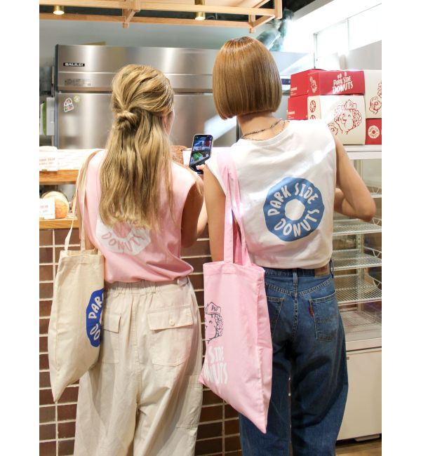 Ungrid「PARK SIDE DONUTS別注トートバッグ」|トートバッグ|