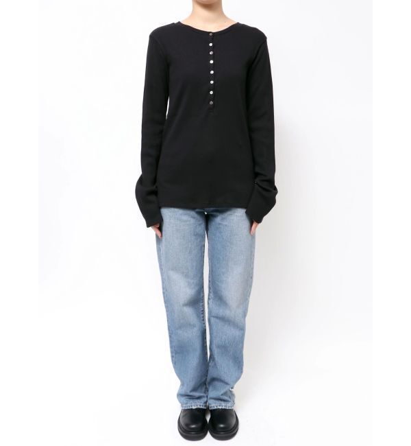 Ungrid「ヘンリーデザインロングスリーブTee」|Tシャツ・カットソー|