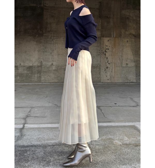 LAGUNAMOON「シアープリーツスカート」|スカート|