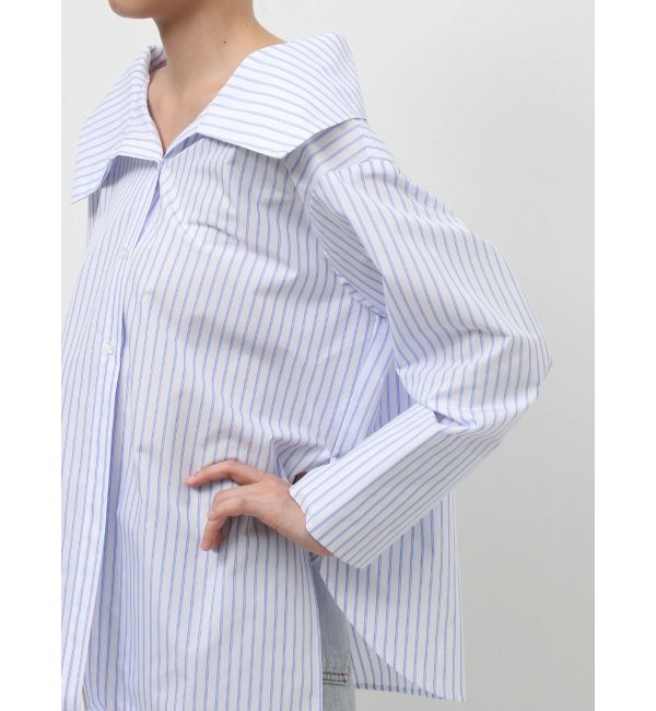 LAGUNAMOON「アシンメトリーカラーカシュクールシャツ」|シャツ・ブラウス|