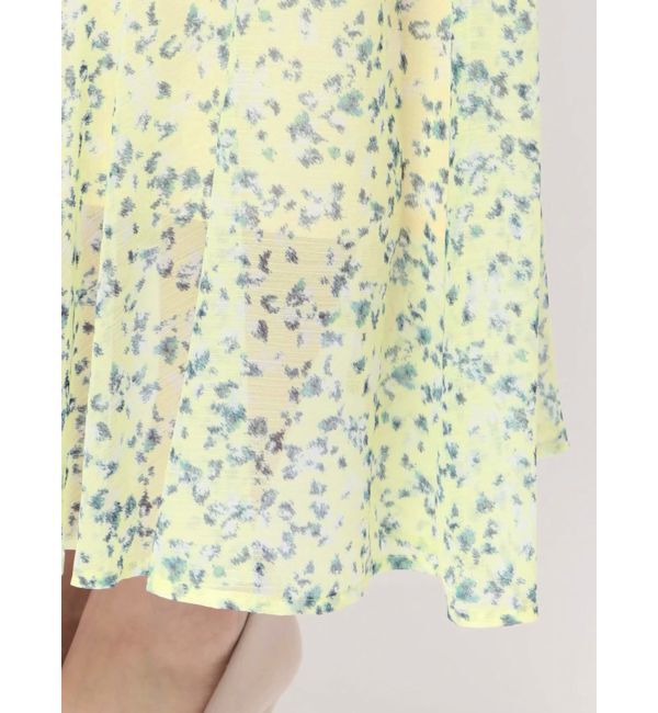 LAGUNAMOON「楊柳プリントアシンメトリーティアードスカート」|スカート|