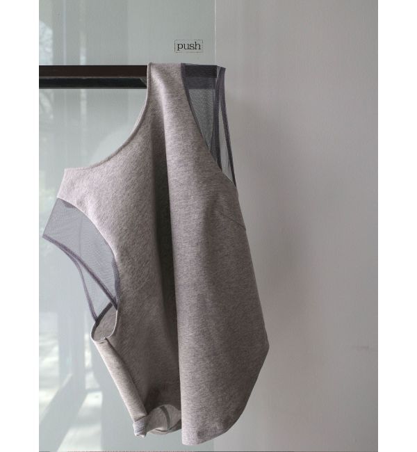 LAGUNAMOON「ショルダーメッシュタンク」|タンクトップ|