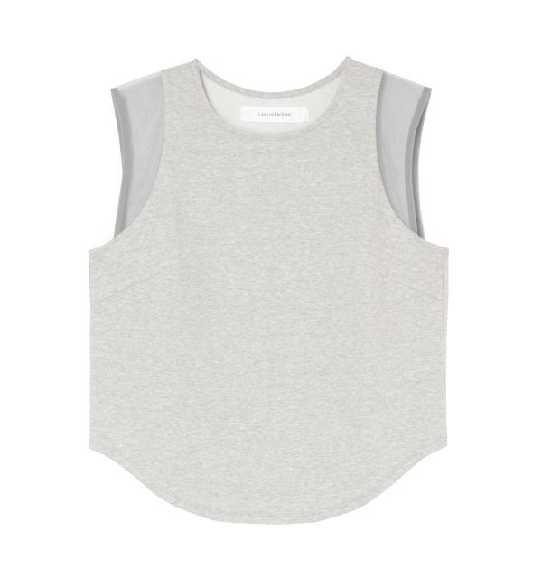 LAGUNAMOON「ショルダーメッシュタンク」|タンクトップ|