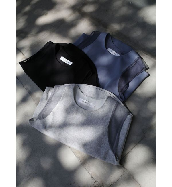 LAGUNAMOON「ショルダーメッシュタンク」|タンクトップ|