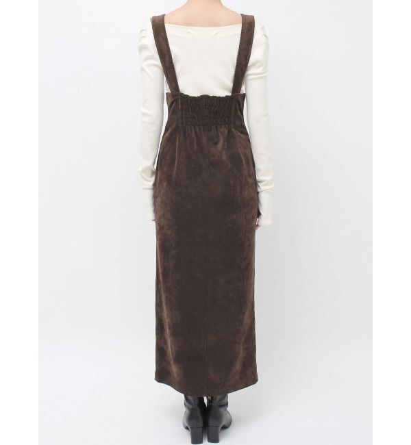 LAGUNAMOON「【UNIVERSALOVERALLコラボ】サスペンダースカート」|スカート|