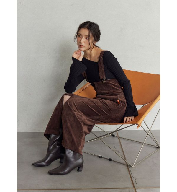 LAGUNAMOON「【UNIVERSALOVERALLコラボ】サスペンダースカート」|スカート|