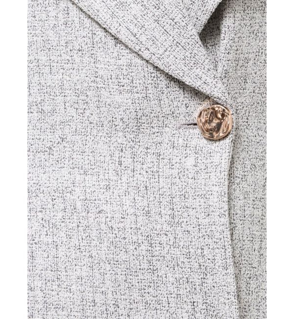 LAGUNAMOON「ツイードメタルボタンテーラードジャンパースカート」|ジャンパースカート|