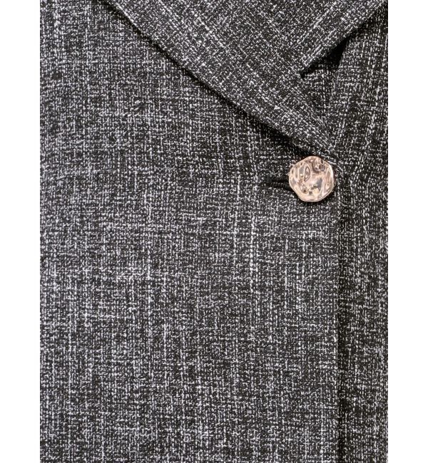 LAGUNAMOON「ツイードメタルボタンテーラードジャンパースカート」|ジャンパースカート|