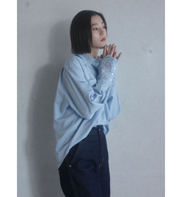 LAGUNAMOON「レースカフスシャツ」|シャツ・ブラウス|
