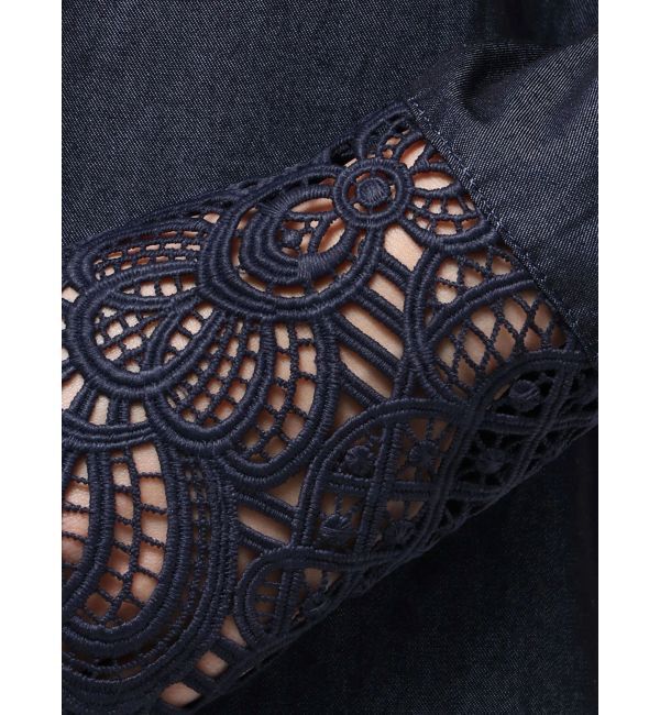 LAGUNAMOON「レースカフスシャツ」|シャツ・ブラウス|