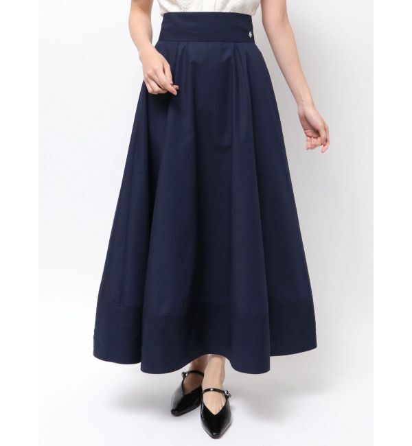 LAGUNAMOON「【POLO BCSコラボ】ボリュームマキシサーキュラースカート」|スカート|ネイビー