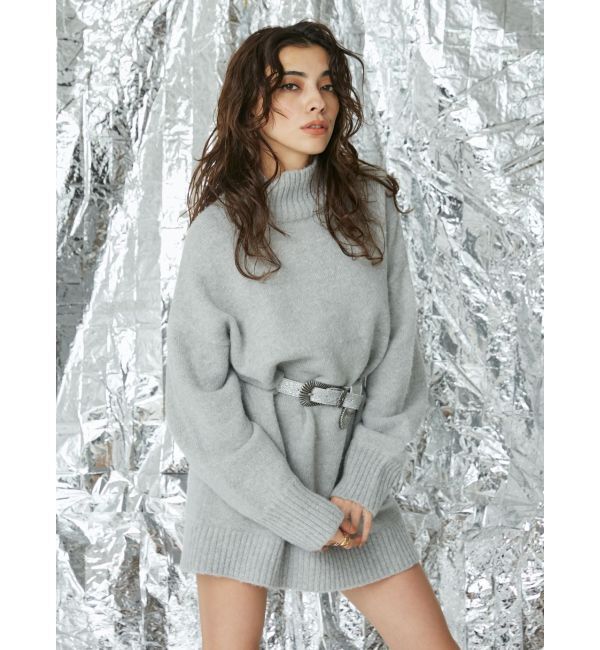 EVRIS「ハイネックルーズニットワンピース」|ワンピース|