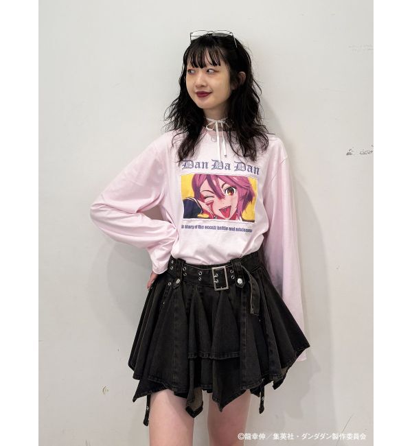 jouetie「【TVアニメ『ダンダダン』・jouetie】オーバーダメージロンT」|Tシャツ・カットソー|