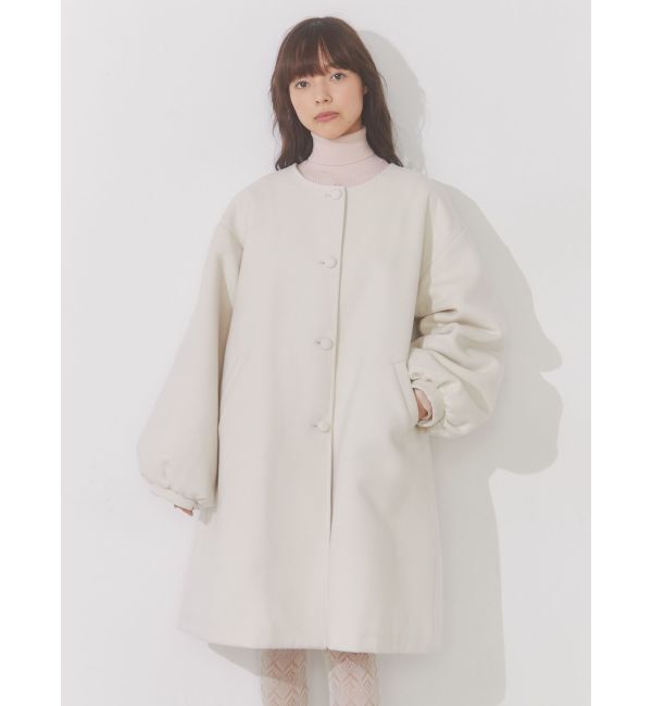 merry jenny「フェイクファーカラーAラインコート」|その他|