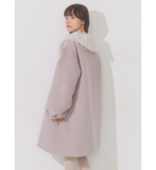 merry jenny「フェイクファーカラーAラインコート」|その他|