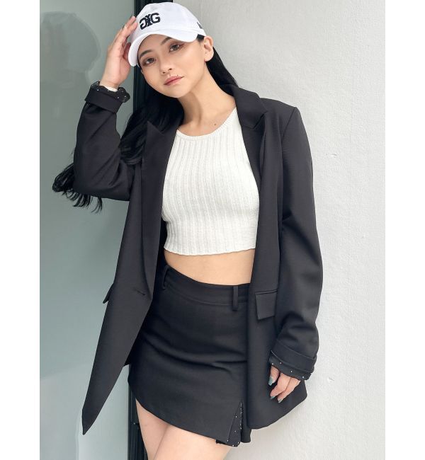 GYDA「LININGラインストーンLOOSEジャケット【SETUP着用可】」|その他|