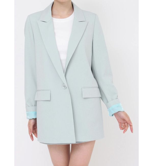 GYDA「LININGラインストーンLOOSEジャケット【SETUP着用可】」|その他|