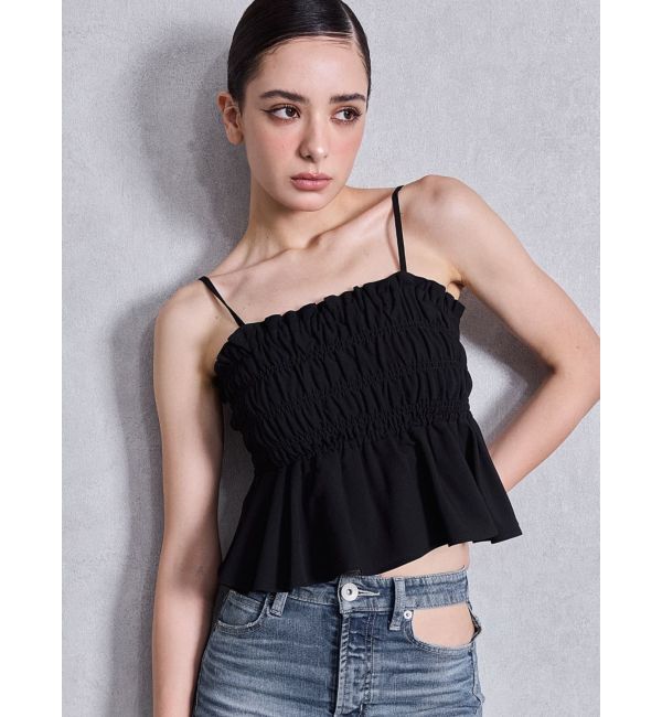 GYDA「バックリボンペプラムブラウス」|シャツ・ブラウス|ブラック