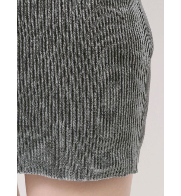 GYDA「SymmetryGYDA MOLDブリーチハーフスリーブニットワンピース」|ワンピース|