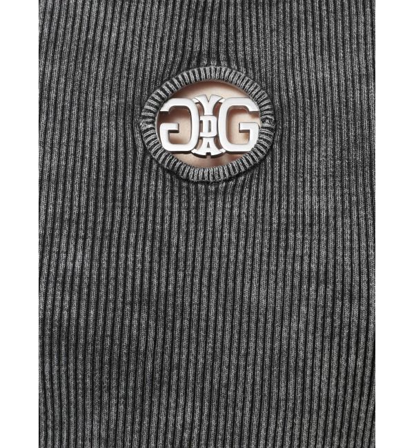 GYDA「SymmetryGYDA MOLDブリーチハーフスリーブニットワンピース」|ワンピース|