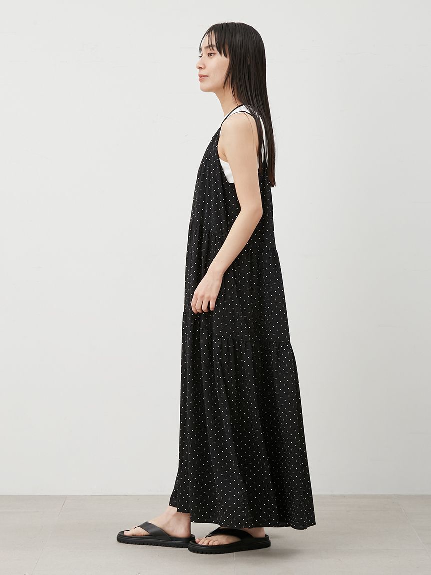 Mila Owen「ダブルリボンホルターネックキャミワンピース」|ワンピース|