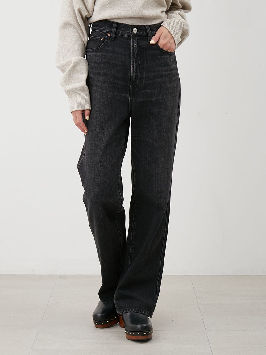 Mila Owen「ハイライズストレートデニム」|デニム|