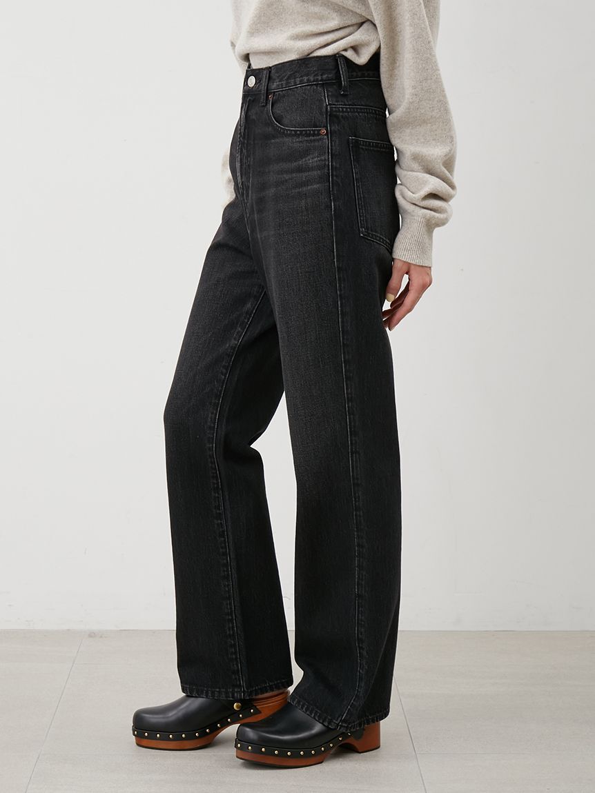 Mila Owen「ハイライズストレートデニム」|デニム|