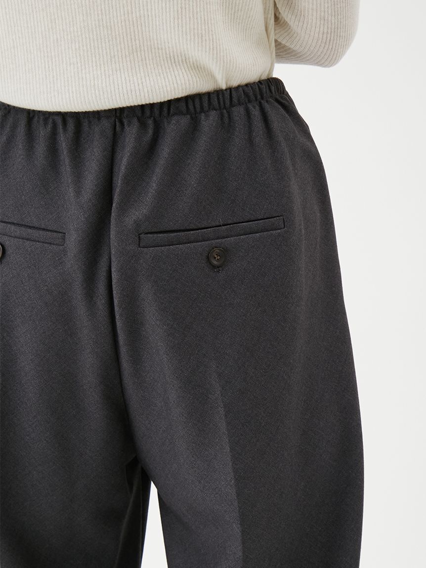 Mila Owen「スーツ地イージーパンツ」|チノ|