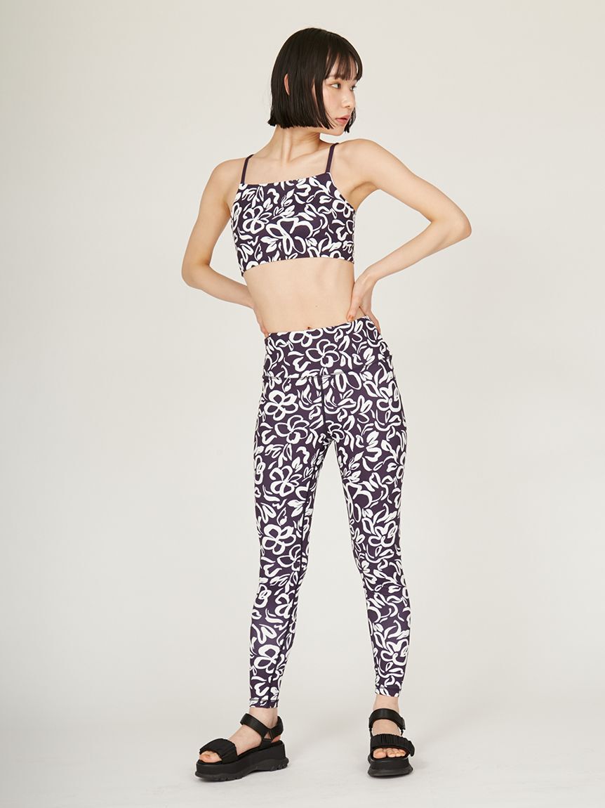 emmi yoga「プルメリアアートレギンス」|その他|