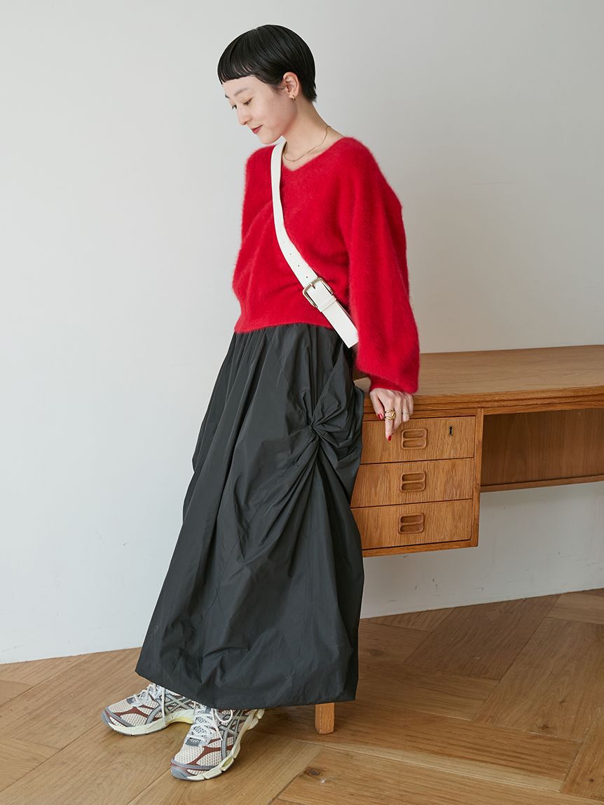 emmi atelier「フォックスカシミヤ2wayニットトップス」|ニット・セーター|