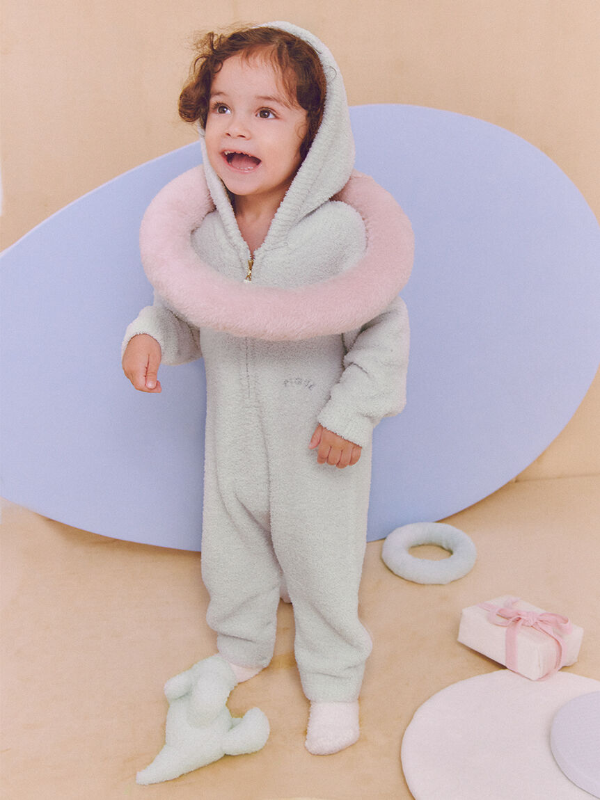 GELATO PIQUE KIDS & BABY「【限定カラーあり】【BABY】パウダーアニマルロンパース」|ロンパース|