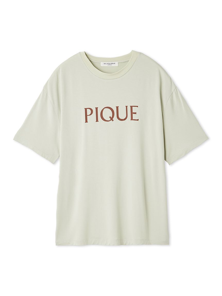 GELATO PIQUE HOMME「【HOMME】【接触冷感】カラーレーヨンロゴTシャツ」|ルームウェア|GRN