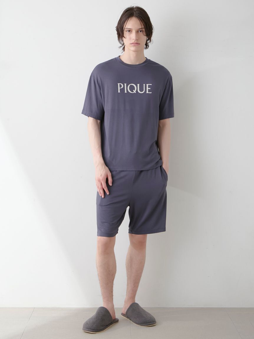 GELATO PIQUE HOMME「【HOMME】【接触冷感】カラーレーヨンロゴTシャツ」|ルームウェア|