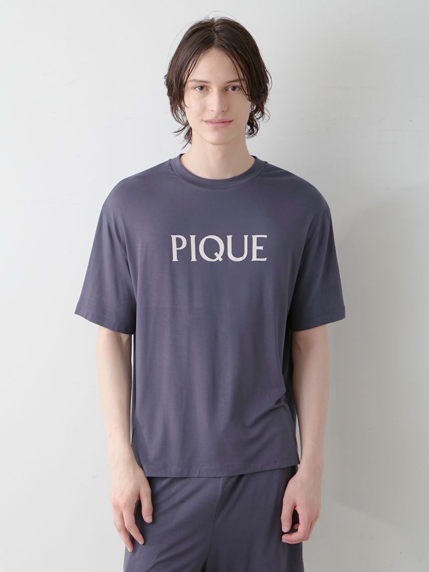 GELATO PIQUE HOMME「【HOMME】【接触冷感】カラーレーヨンロゴTシャツ」|ルームウェア|