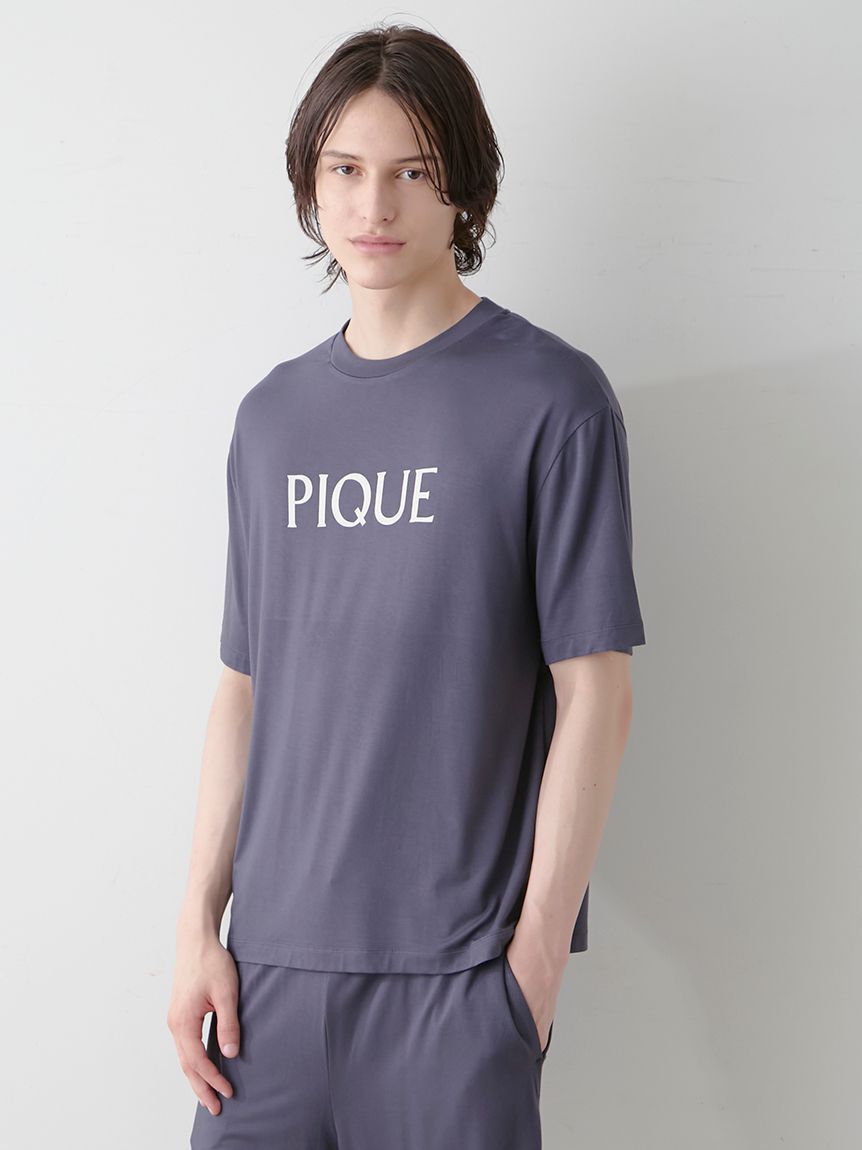 GELATO PIQUE HOMME「【HOMME】【接触冷感】カラーレーヨンロゴTシャツ」|ルームウェア|