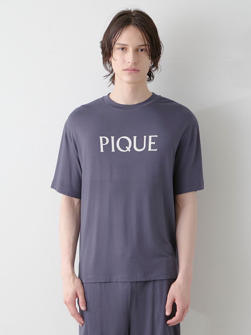 GELATO PIQUE HOMME「【HOMME】【接触冷感】カラーレーヨンロゴTシャツ」|ルームウェア|