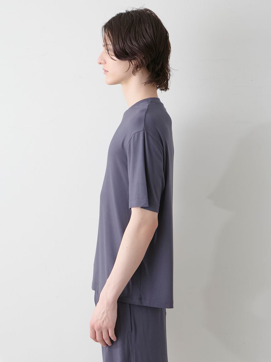 GELATO PIQUE HOMME「【HOMME】【接触冷感】カラーレーヨンロゴTシャツ」|ルームウェア|