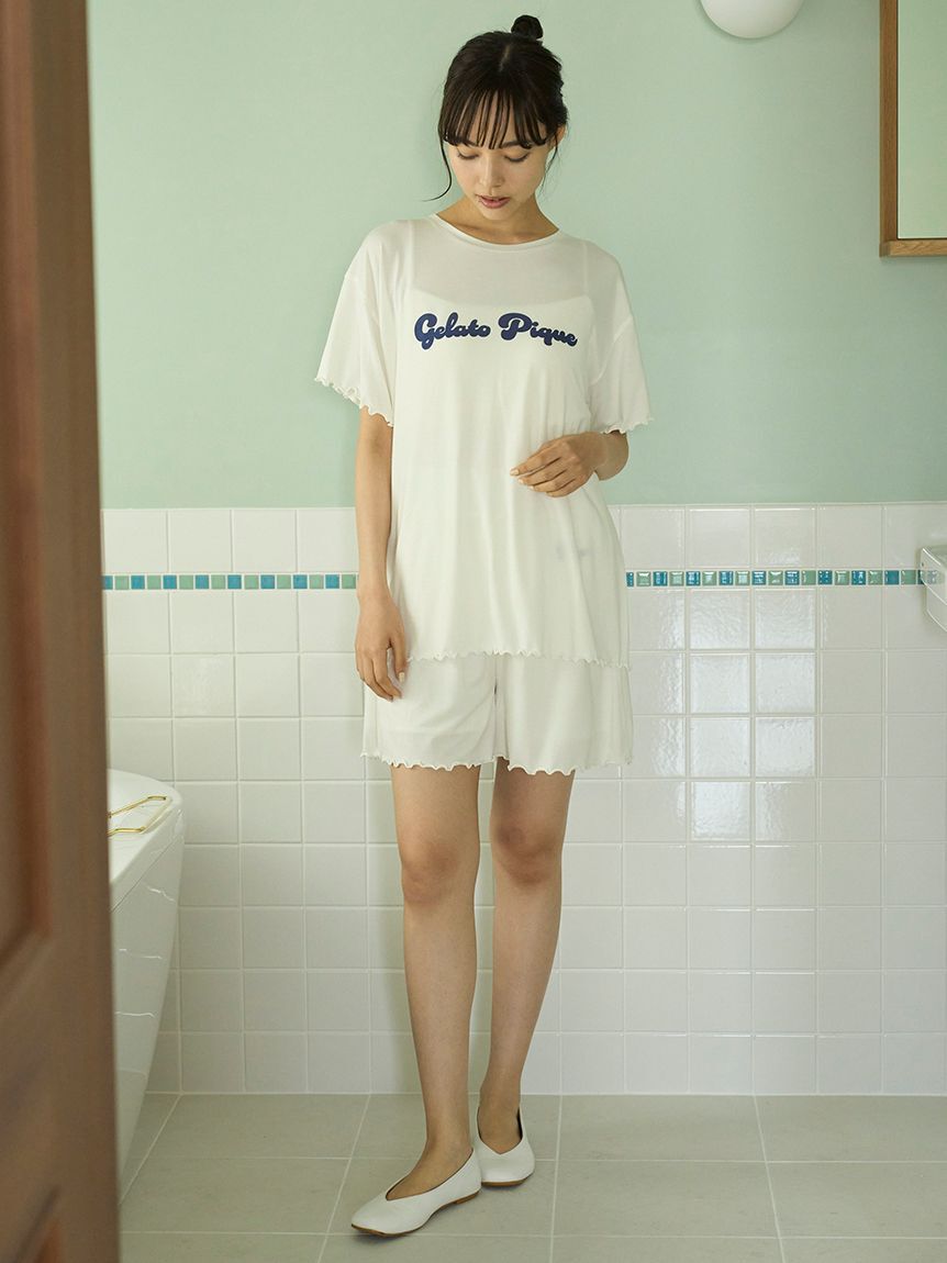 gelato pique「カラフルロゴTシャツ」|ルームウェア|