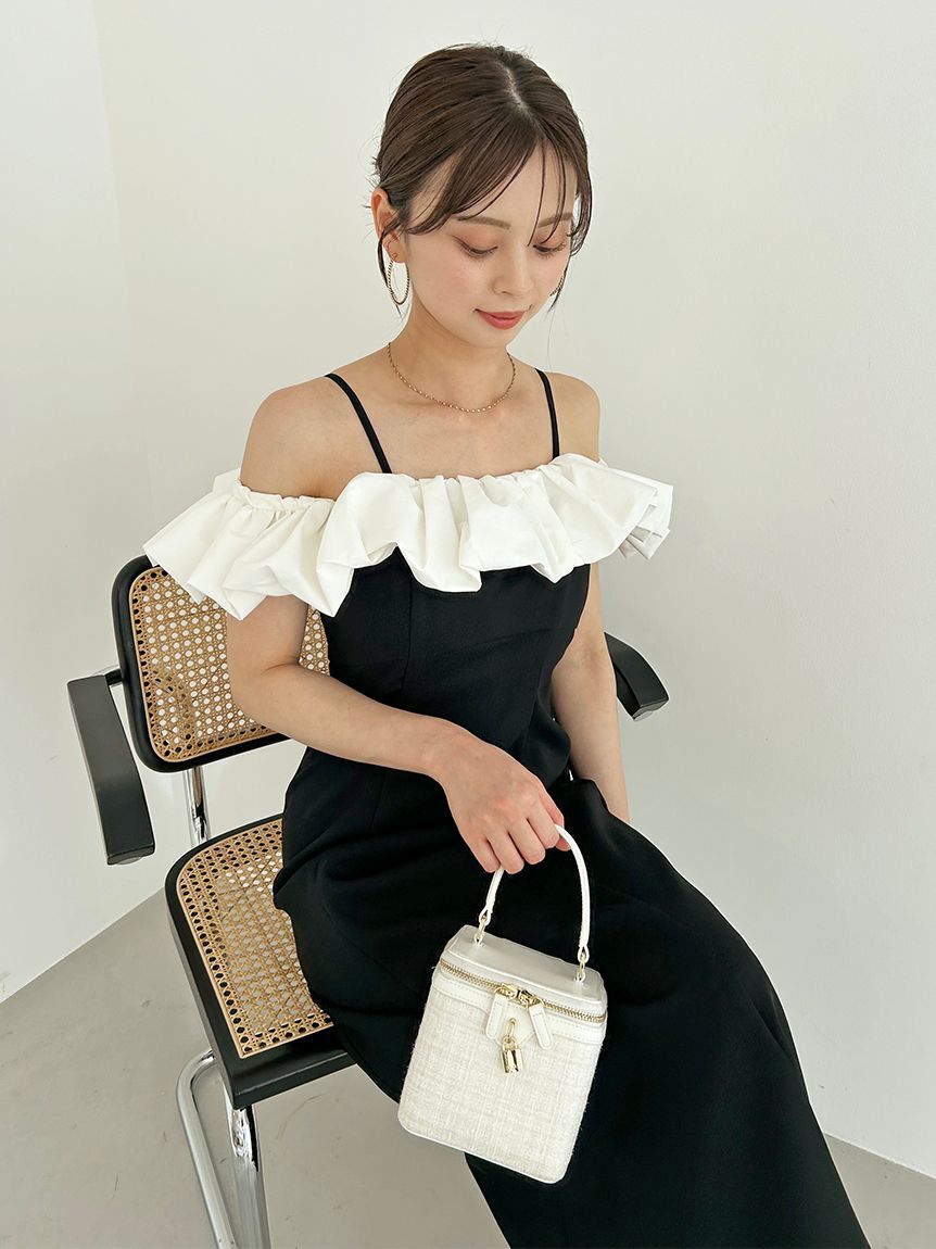 SNIDEL「パフスリワンピース」|ワンピース|