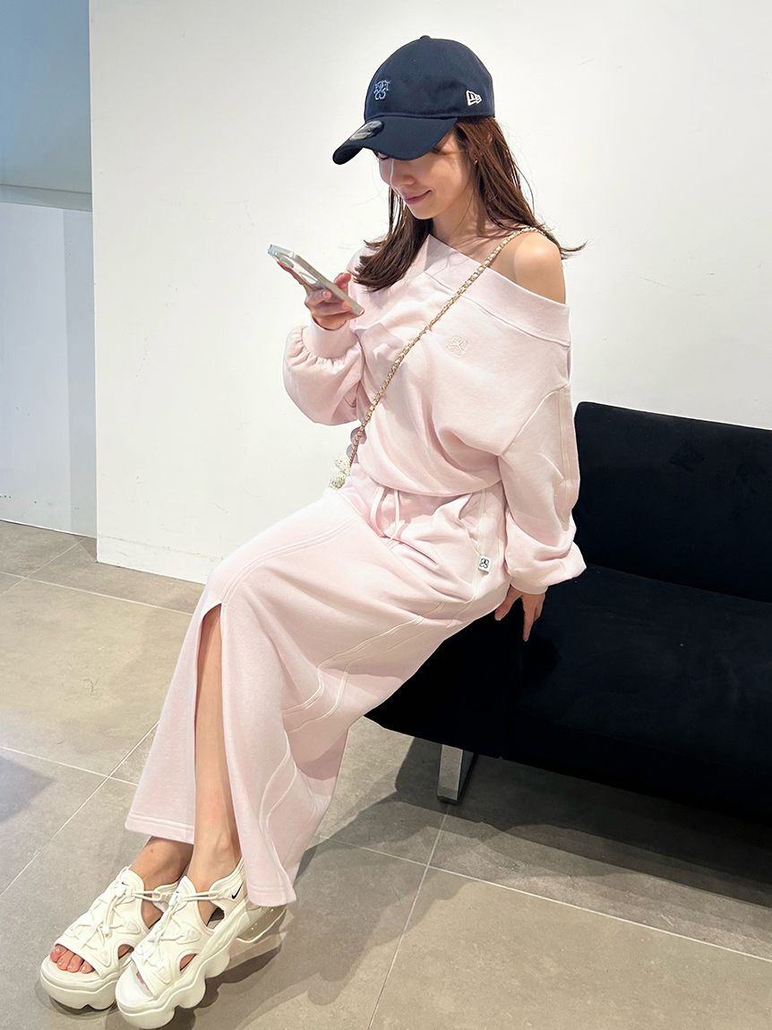 SNIDEL「UVカットスウェットタイトスカート」|スカート|