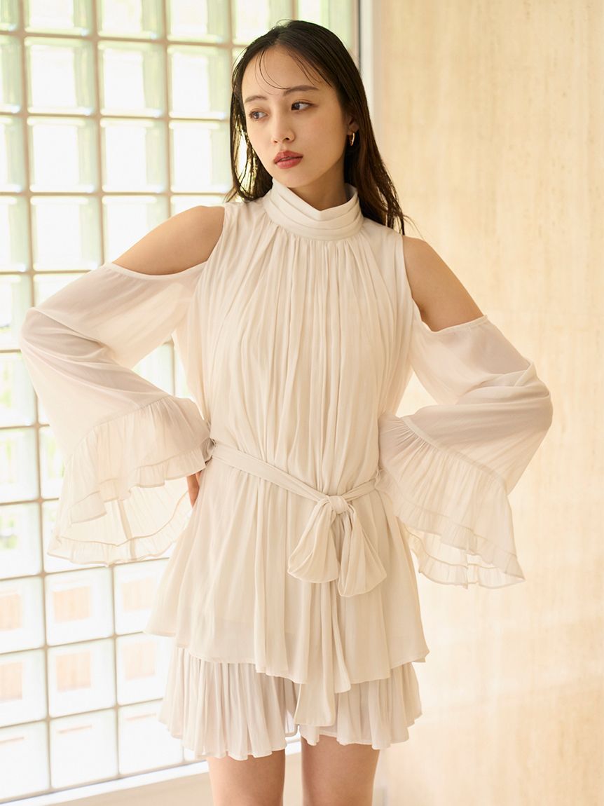 SNIDEL「コールドショルダーセットアップ」|ワンピース|IVR