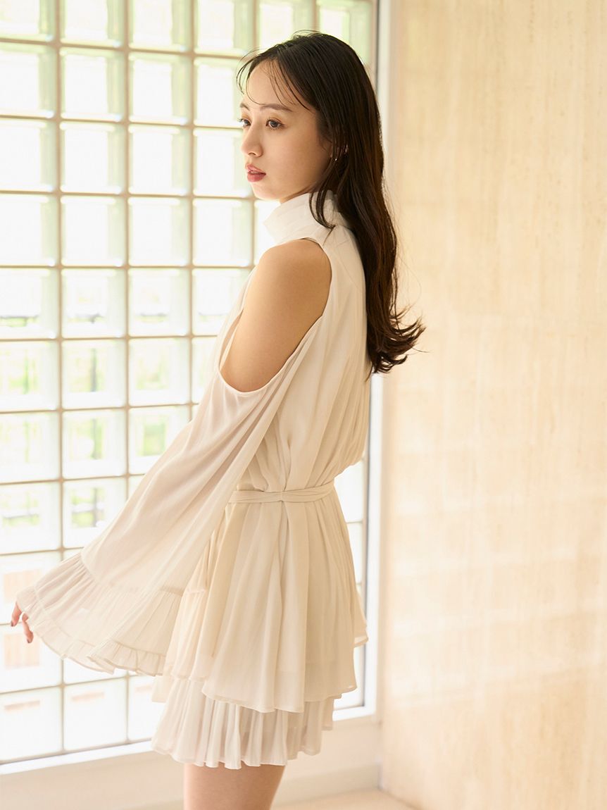 SNIDEL「コールドショルダーセットアップ」|ワンピース|