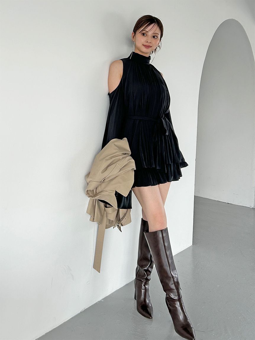 SNIDEL「コールドショルダーセットアップ」|ワンピース|