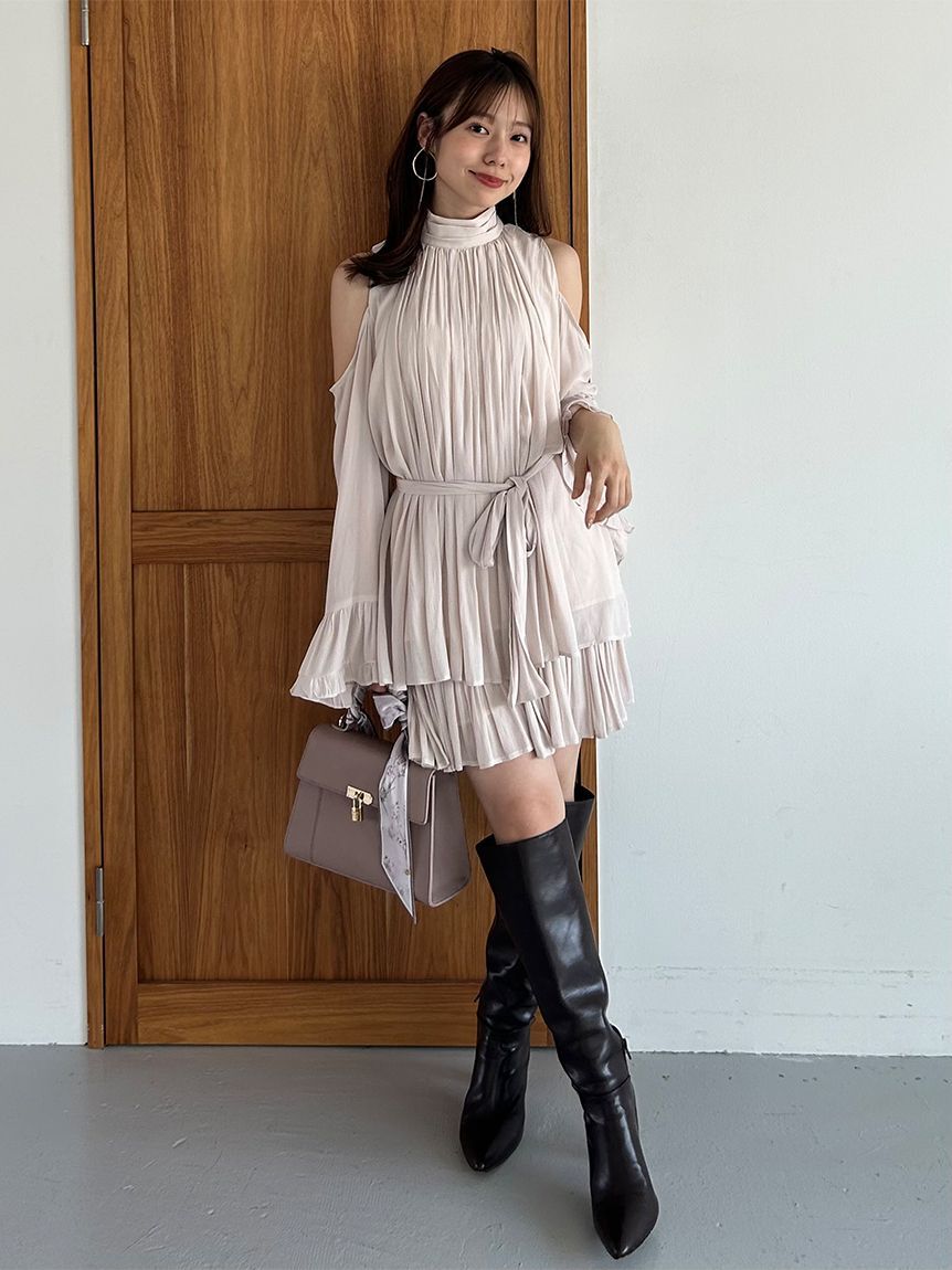 SNIDEL「コールドショルダーセットアップ」|ワンピース|